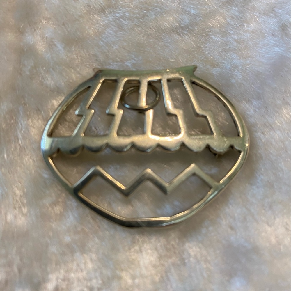 ☘️VTG Belinda Woody Navajo Pottery Bowl Sterling Silver 925 Brooch/Pendant